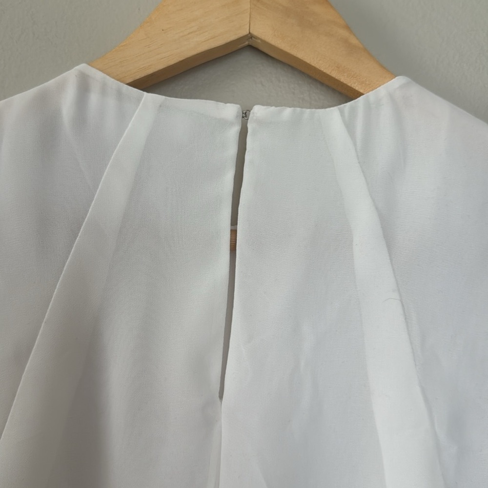 BCBGeneration White Sleeveless swing Mini Dress XS - Picture 5 of 5